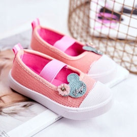 Le Scarpe Kinderturnschuhe mit Lachsklettverschluss Estienne mehrfarbig rosa 2