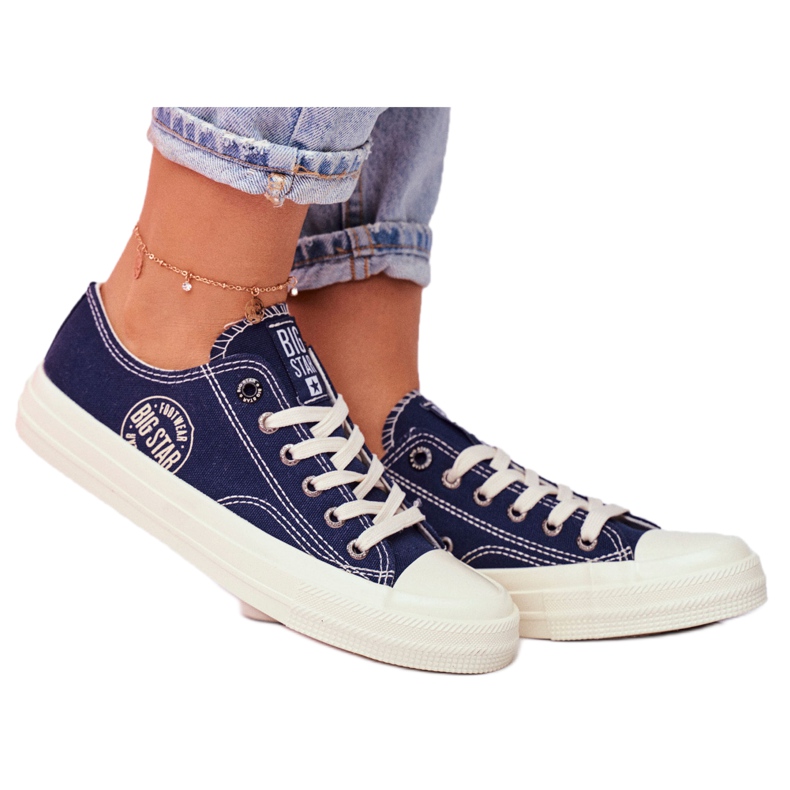 Damen Sneaker Big Star Marineblau FF274125 mehrfarbig 3
