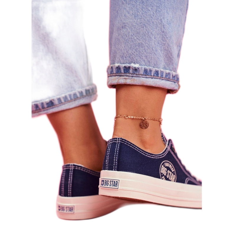 Damen Sneaker Big Star Marineblau FF274125 navy blau mehrfarbig 2