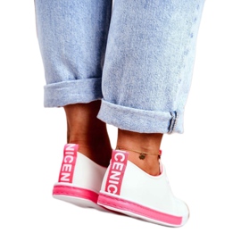 SEA Klassische Sneakers für Damen Fuchsia Ville weiß rosa 2