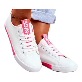 SEA Klassische Sneakers für Damen Fuchsia Ville weiß rosa 3