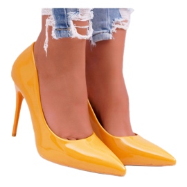 SEA Gelbe Yanna High Heels für Damen 3