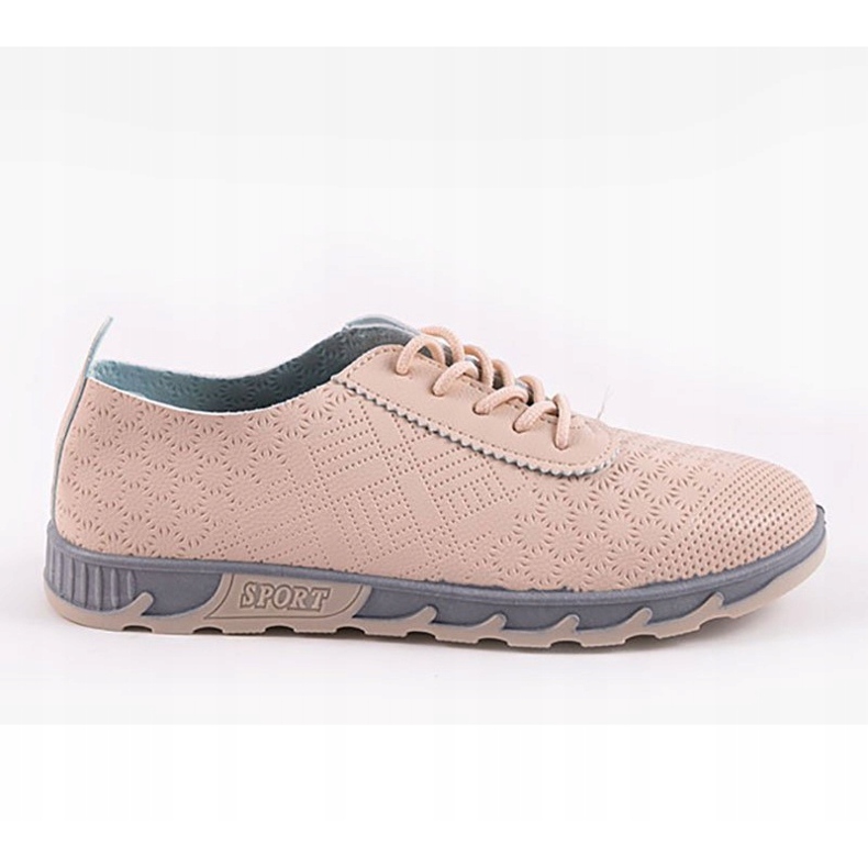 JH8685-2 beige Turnschuhe braun 1
