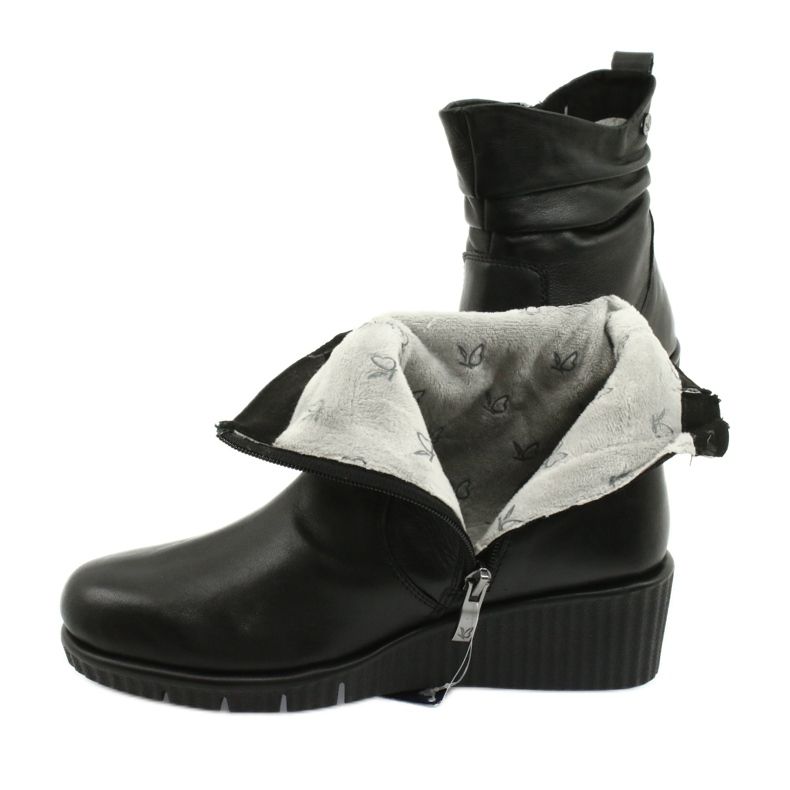 Caprice Walking On Air Keilstiefel schwarz 4