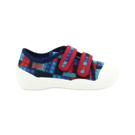 Befado Kinderschuhe 907P114 rot marineblau blau mehrfarbig 1