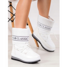 GOLL Tragen Sie klassische Schneeschuhe weiß 2