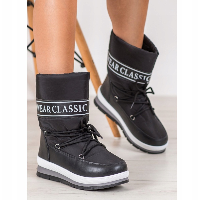 GOLL Tragen Sie klassische Schneeschuhe schwarz 2