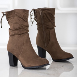 J. Star Hohe braune Stiefel 1