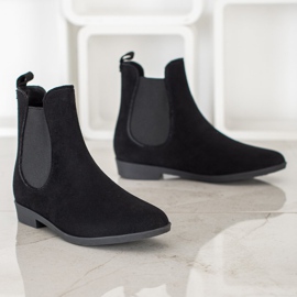 Bona Chelsea-Stiefel aus Wildleder schwarz 1