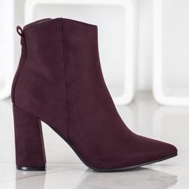 Evento Stiefel in Spitz violett 1