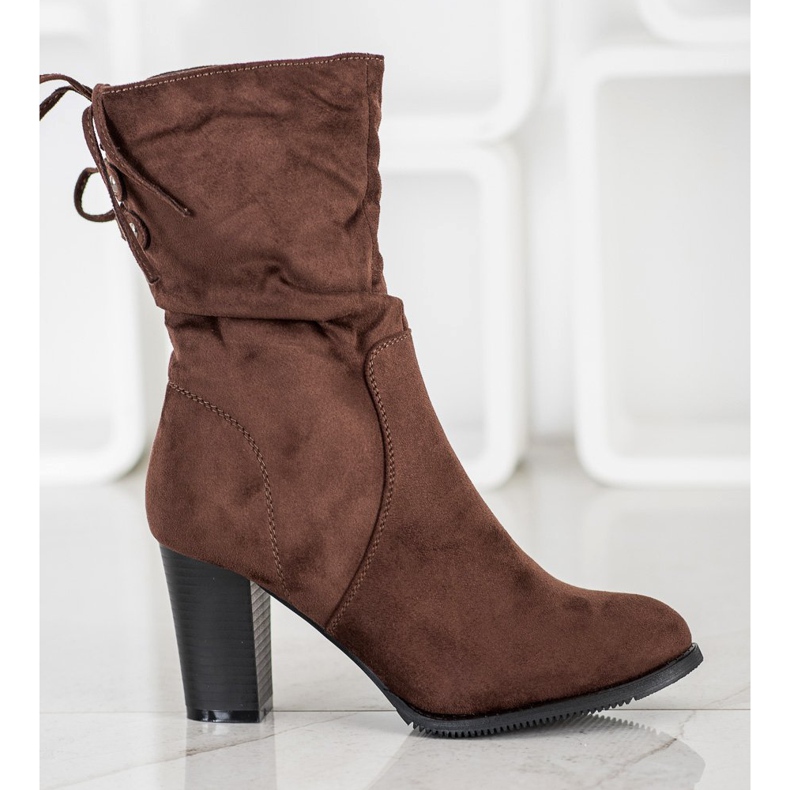 J. Star Hohe, dunkelbraune Stiefel 2