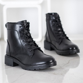 Elegante VINCEZA Trapper schwarz 1