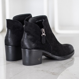 VINCEZA Wildlederstiefel schwarz 2