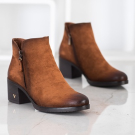 VINCEZA Wildlederstiefel braun 1