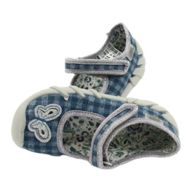 Befado Kinderschuhe 109P188 blau grau 5