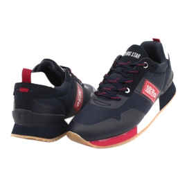 Sportschuhe Big Star GG174182 Marine weiß rot marineblau 3