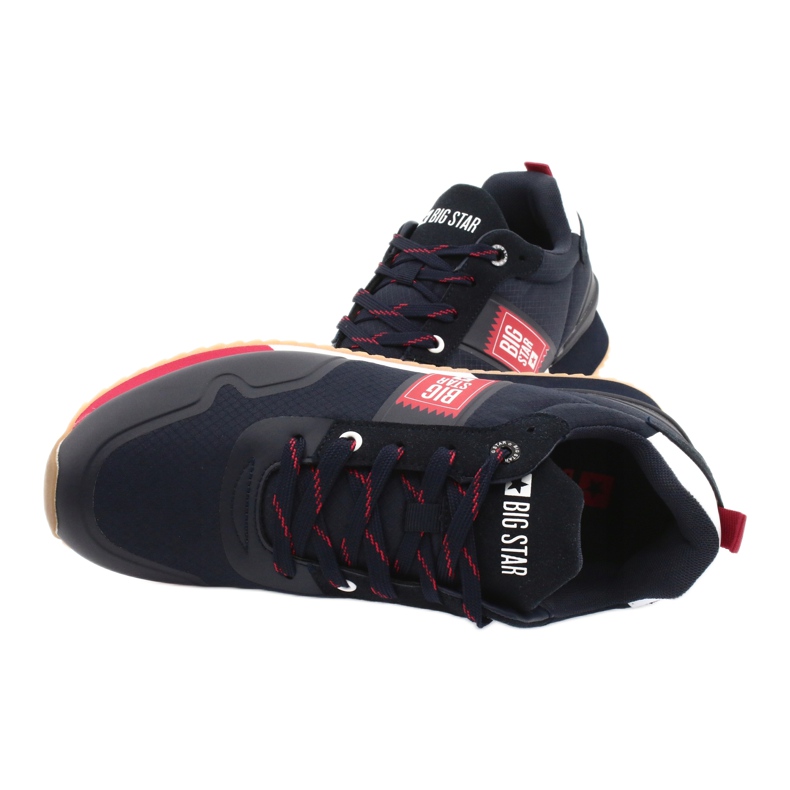 Sportschuhe Big Star GG174182 Marine weiß rot marineblau 5