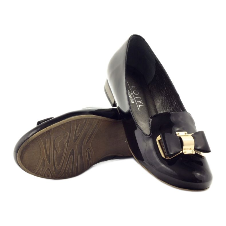 Pumps für Damen Kotyl 3404 Schwarzgold 7