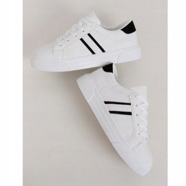 Weiße Damen Sneaker CC-20 Schwarz 1