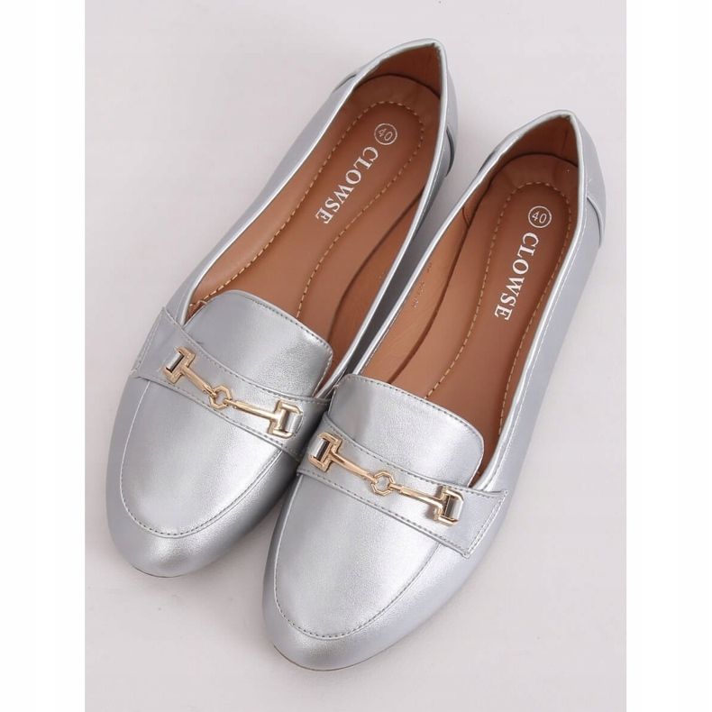 Loafer in Silbermetallic 9F176 Silber grau 1