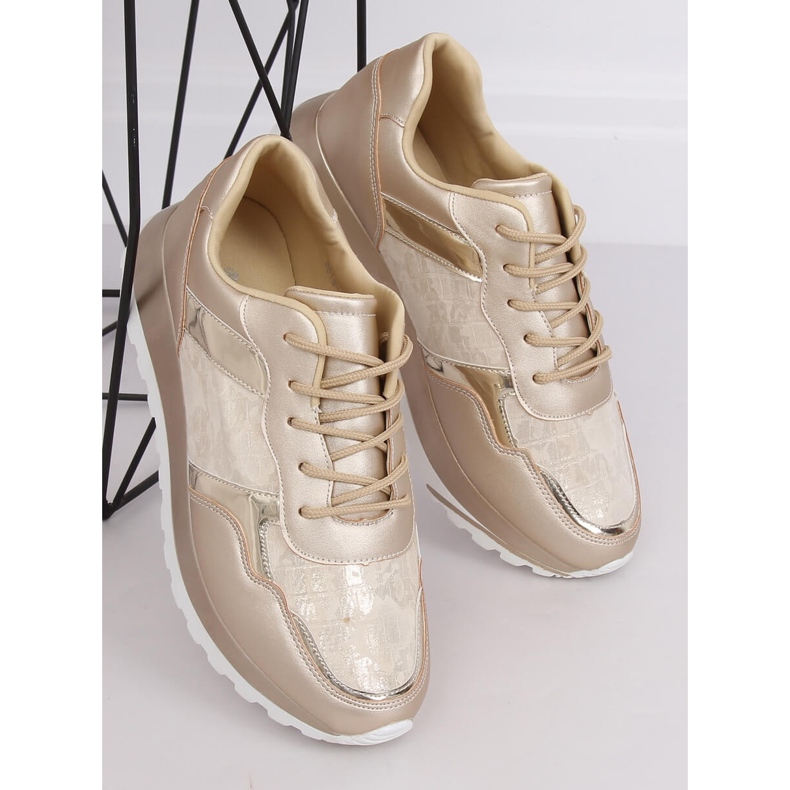 Goldene Sportschuhe für Damen 2019-447 Gold gelb 2
