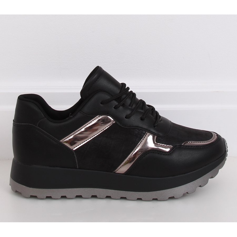 Schwarze Damen Sportschuhe 2019-447 Schwarz 1