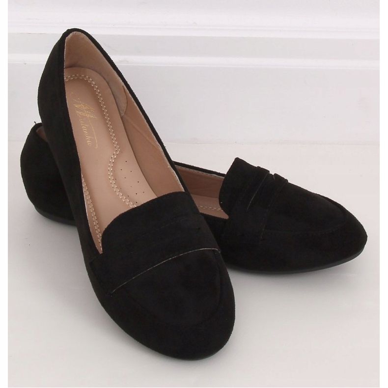 Schwarze Damen Slipper 3C-20 Schwarz 1