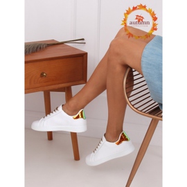 Weiße 5G-2 Gold Damen-Sneaker 1