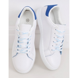 Weiße 5G-2 Blaue Damen-Sneaker 2