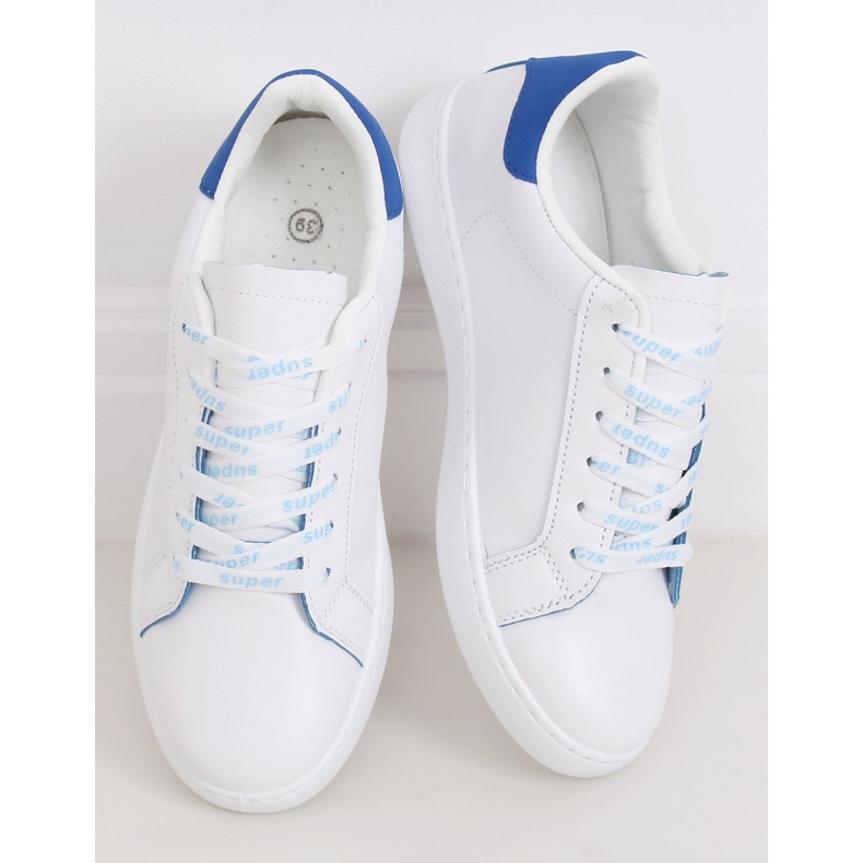 Weiße 5G-2 Blaue Damen-Sneaker 2