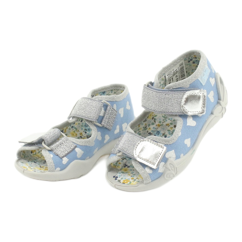 Befado Kinderschuhe 242P101 blau silber- 2