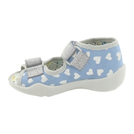 Befado Kinderschuhe 242P101 blau silber- 1