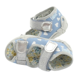Befado Kinderschuhe 242P101 blau silber- 4