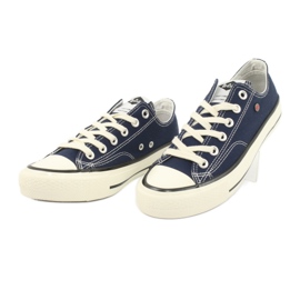 Lee Cooper marineblaue gebundene Trolleys 2