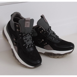 Schwarze Stiefeletten 2000-C03 Schwarz 2