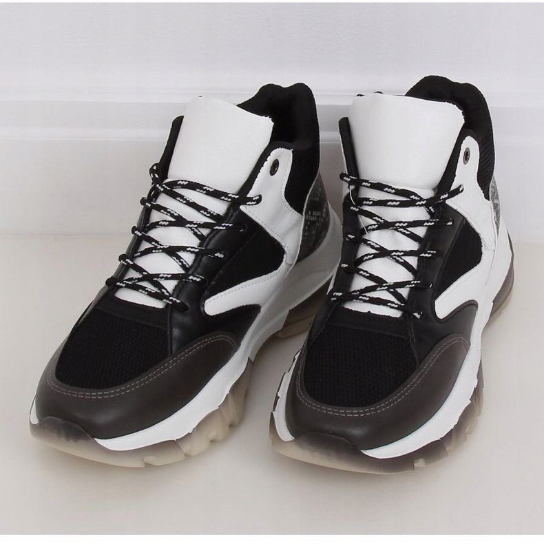 Schwarz 2000-C06 Schwarze High-Top-Sneaker 1