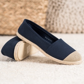 Trendige Espadrilles in Marineblau 1