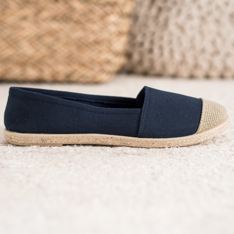 Trendige Espadrilles in Marineblau 2