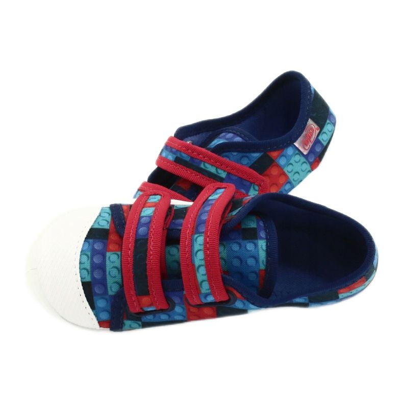 Befado Kinderschuhe 907P114 rot marineblau blau mehrfarbig 5