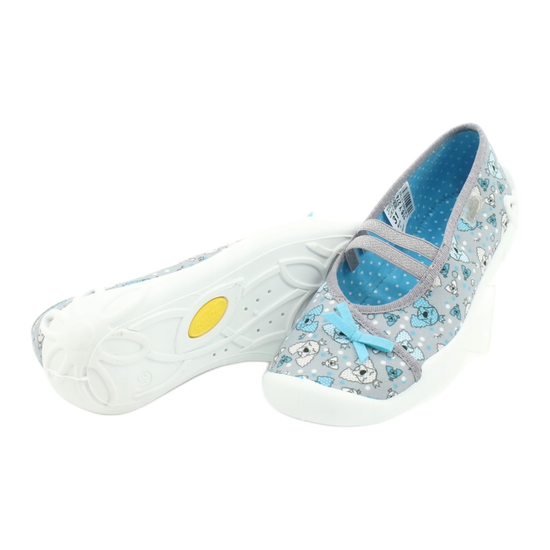 Befado Kinderschuhe 116Y274 blau grau 4