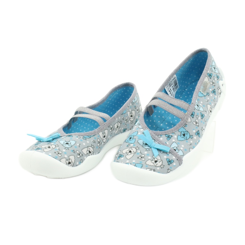 Befado Kinderschuhe 116Y274 blau grau 3