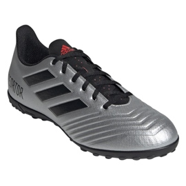 Adidas Predator 19.4 Tf M F35634 Fußballschuhe silber- 3