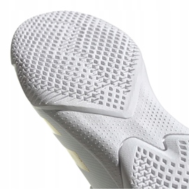 Adidas Predator 20.3 In Jr FW9218 Fußballschuhe grau / silber, weiß, gold weiß 1