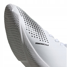 Adidas Predator 20.3 In Jr FW9218 Fußballschuhe weiß grau / silber, weiß, gold 2