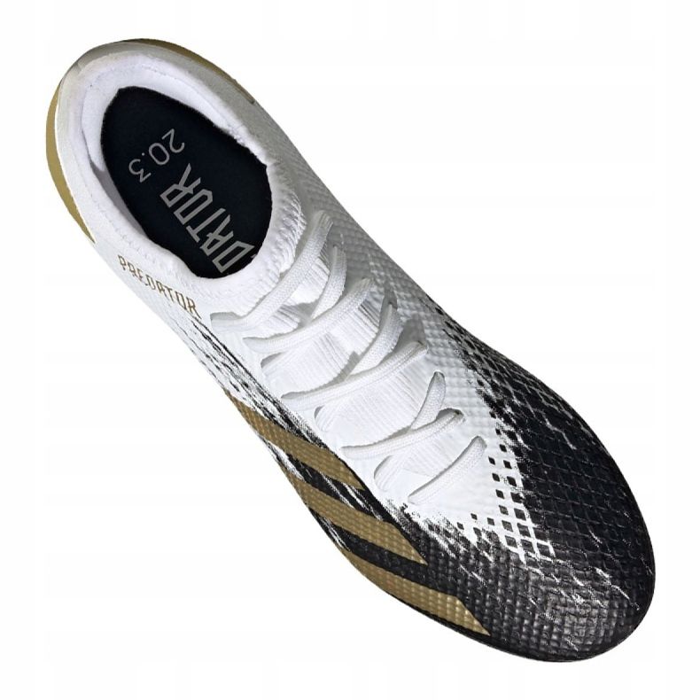 Adidas Predator 20.3 L Fg M FW9197 Fußballschuhe weiß, gold weiß 1