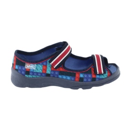Befado Kinderschuhe 969X153 rot marineblau blau 6
