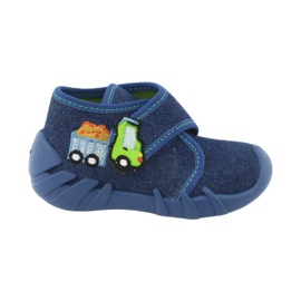 Befado Kinderschuhe 523P012 marineblau blau grün 6