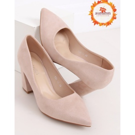 Pumps am beigen Pfosten 030-22 ES-1 Beige braun 1