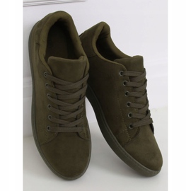 Grüne Damen-Sneakers aus Wildleder 6301 Grün 1