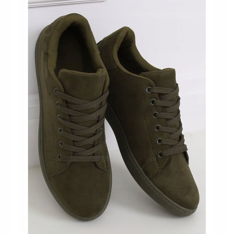 Grüne Damen-Sneakers aus Wildleder 6301 Grün 1